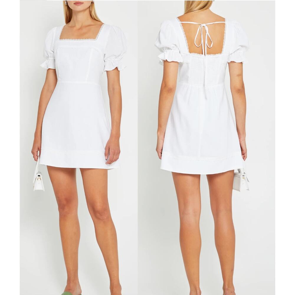 kourt Kendall Dress Whie mini dress‎ size 10 New